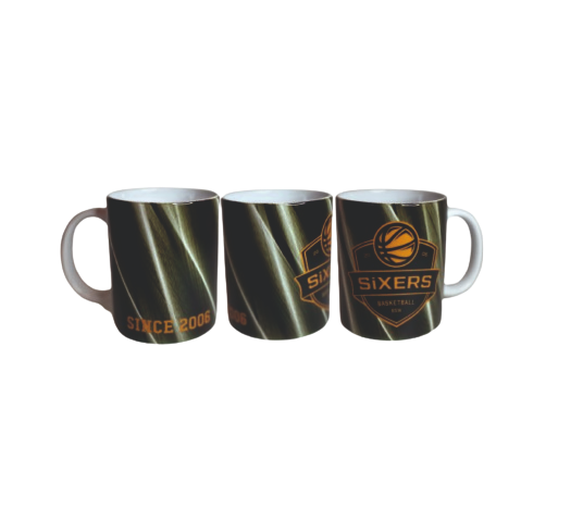 Sixers Tasse schwarz-orange