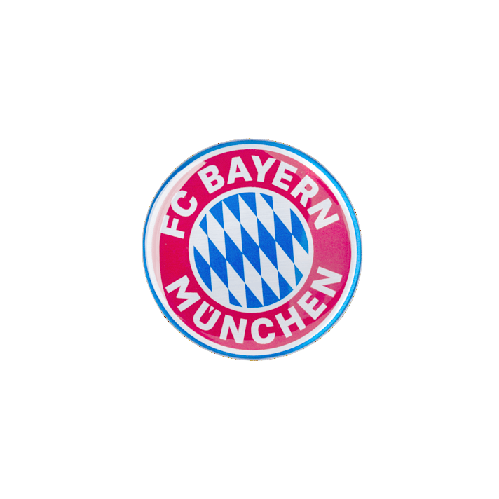 FC Bayern München 3D Aufkleber Logo bunt