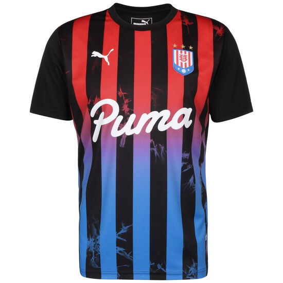 Puma Acid Bleach Jersey Puma Black-Poppy Red Gr. L