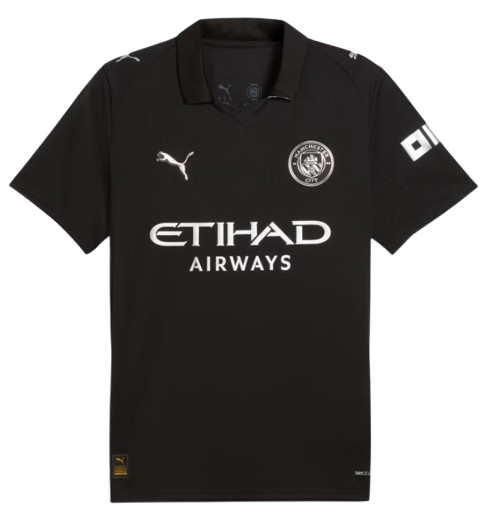 MCFC Away Jersey Replica Jr / Puma Black