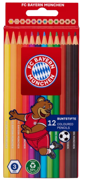FC Bayern Kinder Buntstifte 12er-Set