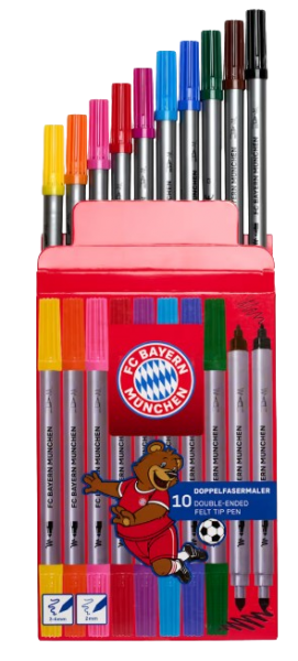 FC Bayern Kinder Doppelfasermaler 10er-Set