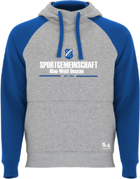 BWD Hoodie Grau Blau