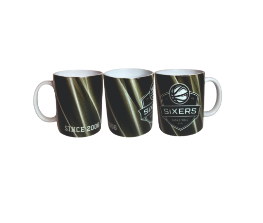 Sixers Tasse schwarz-weiß