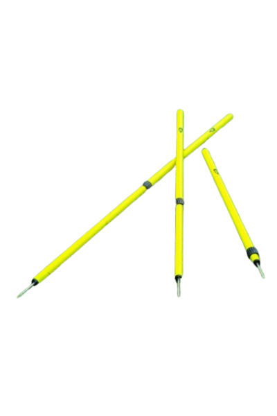 5 teleskopische Slalomstangen