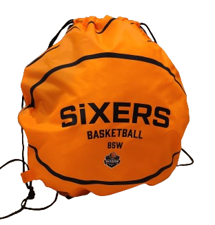 Sixers Gymbag Basketball orange/schwarz