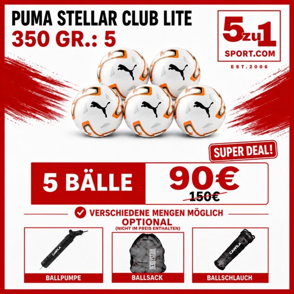 Puma STELLAR Cup Lite 350 Gr.5 Ballpaket