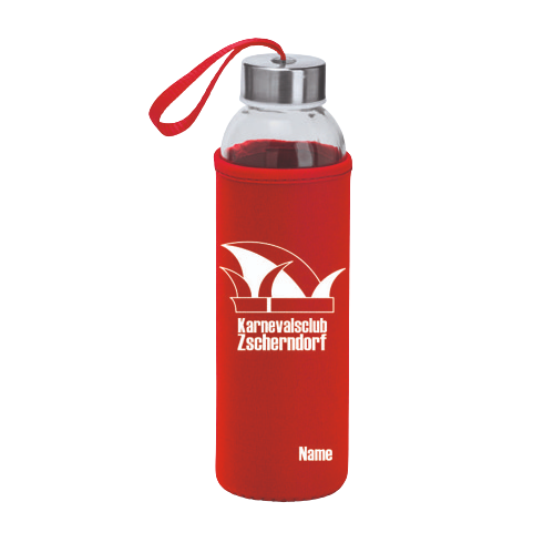 KCZ Trinkflasche Glas